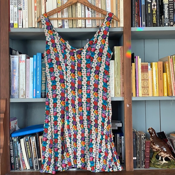 Betsey Johnson Dresses & Skirts - Betsey Johnson Floral Stripe Mini Dress